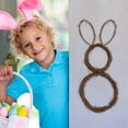 thumbnail image 4 of Shipiny Easter Bunny Vines Party Hanging Decorations, Rural Bunny Shape Wreath with Natural Vines Hoops, Wall & Door Spring Holiday Decor for Home Easter Party, L, 4 of 6