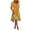 #166-Multicolor, variant on Women's Midi Wrap Dress V Neck Floral Print Short Sleeve Calf Length Summer Dress Tummy Flattering Casual Beach Party Wear