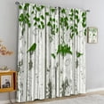 thumbnail image 6 of Vine Rattan Blackout Curtains, Fresh Summer Rural Landscape Living Room Bedroom Window Drapes 2 Panel Set, Kids Classroom Window Curtains Dust-Proof for Kitchen Dining Room Balcony-W42xL54in, 6 of 6