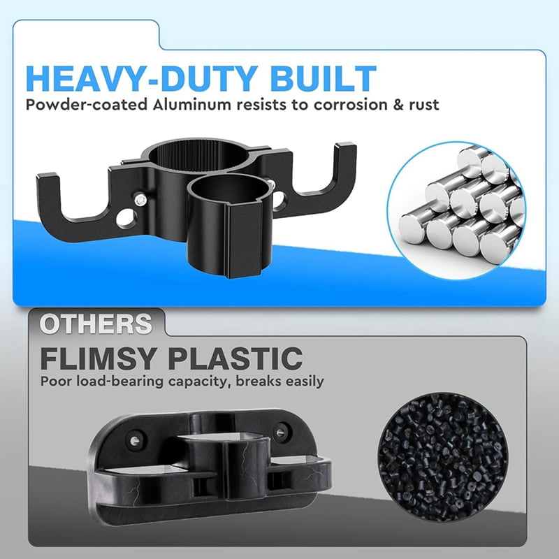 Trailer Towing Organizer 7 Way Plug Heavy Duty Trailer Chain Wire Harness Holder Anti-Rust RV Accessories