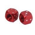 thumbnail image 3 of Casquillos de los Vástagos de válvula del Neumático Soledad 2x Dados Color rojo, 3 of 8
