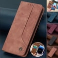 thumbnail image 2 of Flip Leather Case for Samsung Galaxy A14 A34 A54 A53 A33 A23 A13 A52 A22 A32 A12 A72 A04 A03S S23 Ultra S22 S21 FE Wallet Cover, 2 of 5