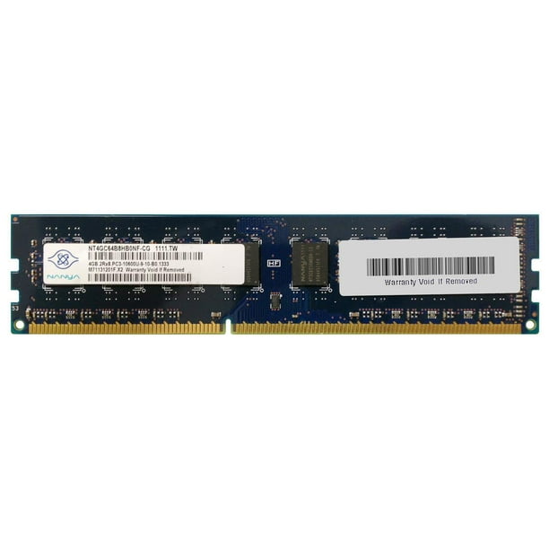 Nanya 4gb Pc3 Ddr3 1333mhz Non Ecc Unbuffered Cl9 240 Pin Dimm Dual Rank Memory Module Mfr P N Nt4gc64b8hb0nf Cg Walmart Com Walmart Com Nanya 4gb Pc3 Ddr3 1333mhz Non Ecc Unbuffered Cl9 240 Pin Dimm Dual Rank Memory Module Mfr P N Nt4gc64b8hb0nf Cg Walmart Com Walmart Com