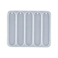 thumbnail image 1 of Moldes para hornear, molde para pasteles DIY, molde de silicona con forma de barra larga en blanco para marcapáginas, 1 of 2