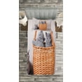 thumbnail image 3 of Ambesonne Kitten Quilted Bedspread Set 2 Pcs, British Cats in Basket, Twin Size, Pale Brown Grey Dust, 3 of 3