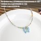 thumbnail image 4 of Collar con colgante de mariposa con cuentas coloridas de resina, 3 uds., dopamina femenina, dulce y fresco, 4 of 5