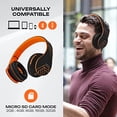thumbnail image 3 of PowerLocus Auriculares Bluetooth Over-Ear, Auriculares Inalámbricos Estéreo Plegables Auriculares Inalámbricos y con Cable con Micrófono Incorporado, Micro SD/TF, FM para iPhone/Samsung/iPad/PC (Negro, 3 of 5