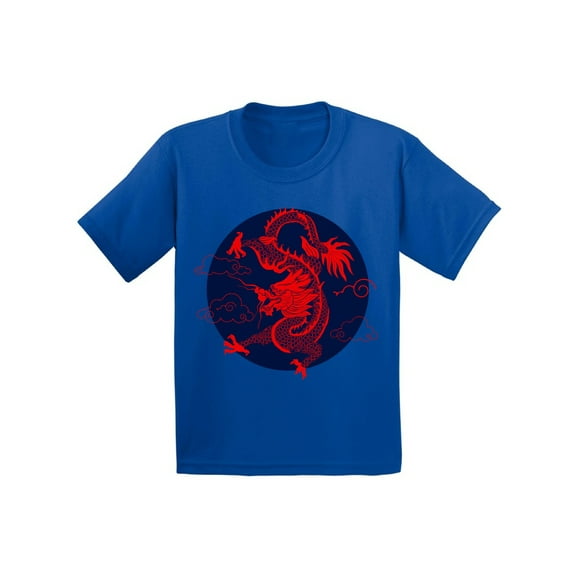 Boys Graphic Tees - Dragon T-Shirt for Youth