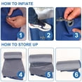 thumbnail image 6 of Moving Kangaroo Camping Sleeping Pad, Self Inflatable Sleeping Mat with Pillow Built-in Pump, 6 of 10