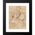 thumbnail image 2 of Paul César Helleu 14x18 Black Modern Framed Museum Art Print Titled - A Lady Seated on a Chair, 2 of 5