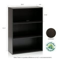 thumbnail image 4 of Furinno Pasir 3-Tier Open Shelf, Dark Espresso, 4 of 6