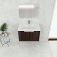 thumbnail image 4 of 30 Inch Bathroom Vanity With Resin Sink,Soft Close Doors,Float Mounting Design, 4 of 27