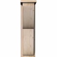 thumbnail image 2 of 7 1/2"W x 12"D x 28"H Crestline Smooth Corbel w/Backplate, Douglas Fir, 2 of 9