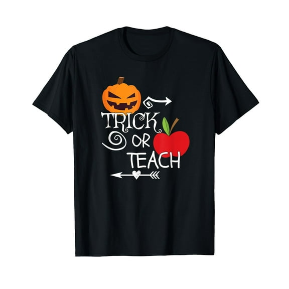 Funny Trick Or Teach Easy Halloween Teacher Costume T-Shirt