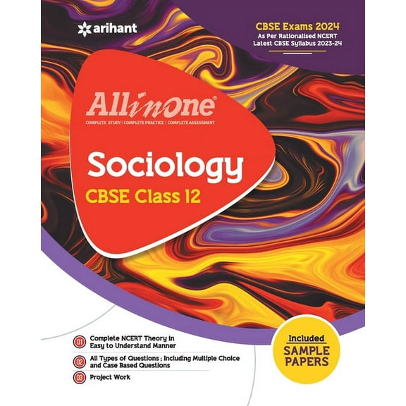 All In One Class 12th Sociology for CBSE Exam 2024, (Paperback)
