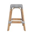 thumbnail image 3 of Butler Specialty Company Robias Rattan 24.5" Counter Stool - White and Gray Dot, 3 of 6