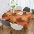 thumbnail image 5 of 60x60 Inch Tablecloth Polyester Square Tablecloth for Home Kitchen Dinner Decor 3d Pumpkin, 5 of 9