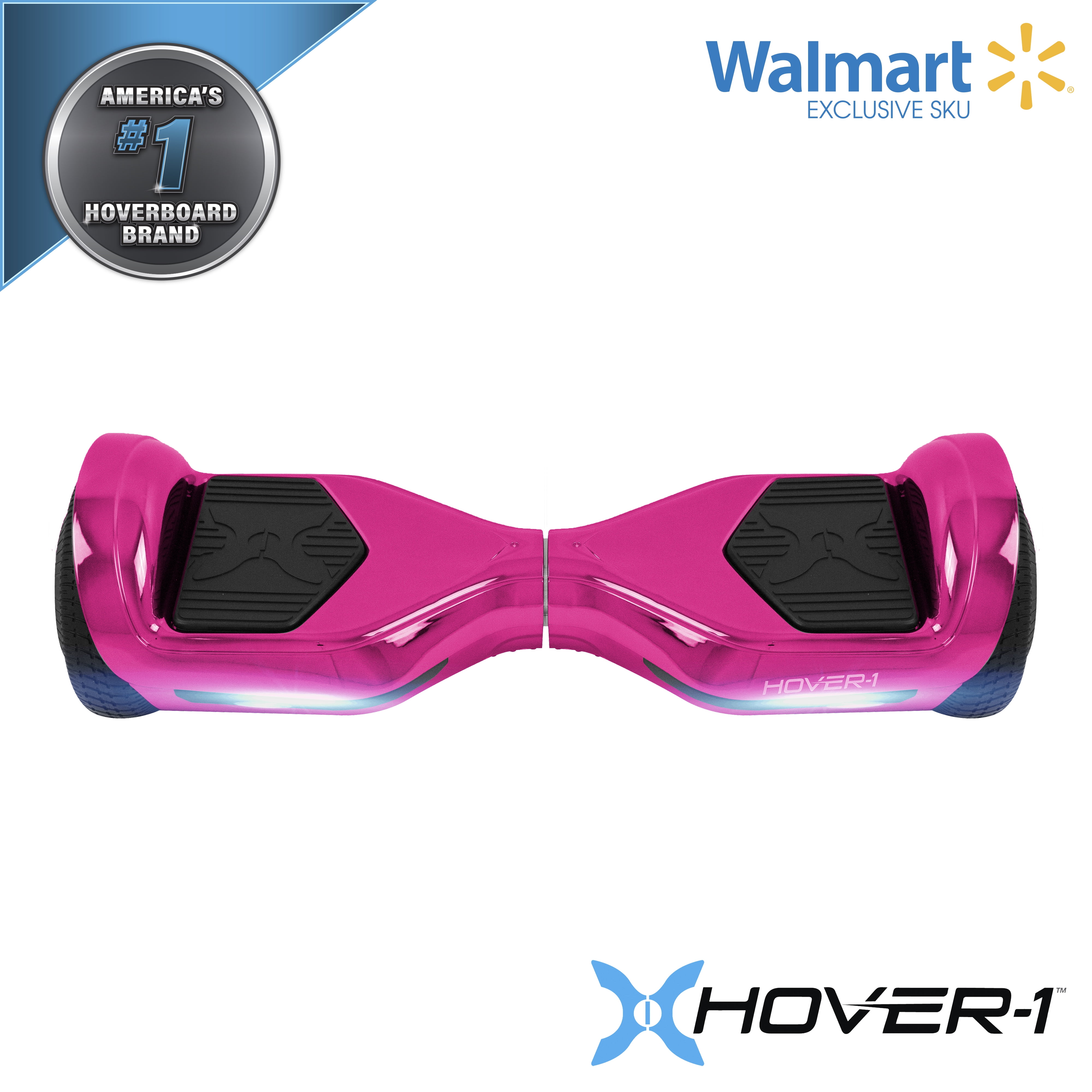 Hover-1 All-Star Used UL Certified Electric Hoverboard W/ 6.5in LED Wheels and LED Sensor Lights - Pink