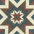 thumbnail image 2 of Vess, June Erica 15x15 Gold Ornate Wood Framed with Double Matting Museum Art Print Titled - Quilt Motif II, 2 of 4