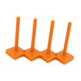 thumbnail image 4 of EHJRE Bobbin Holder Ribbon Rack Ribbon Organizer Organization Multipurpose Wire Spool Orange, 4 of 9
