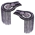 thumbnail image 2 of 2 uds charreteras flecos borla aleación de zinc hombrera broche moda hombro charretera para uniforme disfraces fiesta traje mujeres hombres SM SunniMix Charretera de hombro, 2 of 6