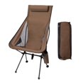 thumbnail image 1 of Foldable Camping Chair Ultralight Portable Breathable Aluminum Alloy Frame Chair for Angling Coffee, 1 of 5