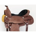 thumbnail image 6 of 16 In Western Horse Saddle Genuine Leather Trail Roping Ranch Tack Set Comfytack, 6 of 8
