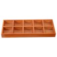thumbnail image 1 of unbranded 1Pcs Wood Organizer Box Brown Vintage Storage Box for Home Use, 1 of 8