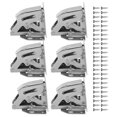 thumbnail image 1 of Wardrobe Hinge,6 Set Cabinet Hinges Buffer Damping Hinge Hinges Exceptional Value, 1 of 8