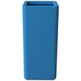 thumbnail image 4 of LeisureMod Marquee Fiberstone and MGO Clay Planter, Mid-Century Modern Square Blue Planter Pot for Indoor and Outdoor Home (20" H), 4 of 9