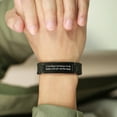 thumbnail image 2 of Vnox Men's Jewelry Watch Link Personalized Black Bracelet for Father's Day Gift, 2 of 7