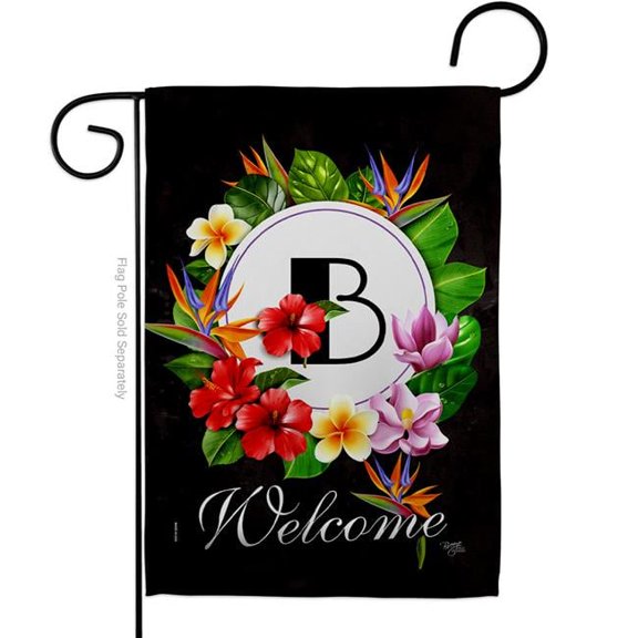 Breeze Decor G180262-BO Tropical B Summertime 13 x 18.5 in. Double-Sided Decorative Vertical Garden Flags for House Decoration Banner Yard Gift