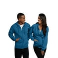 thumbnail image 4 of Fruit of the Loom Men's EverSoft Fleece Full Zip Hoodie Jacket, Sizes S-3XL, 4 of 12