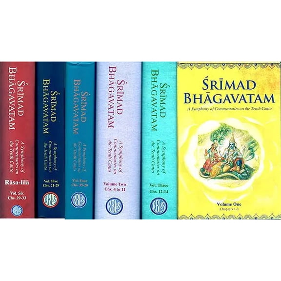 Srimad Bhagavatam - A Symphony of Commentaries on the Tenth Canto (Set of 6 Volumes)