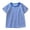 #A03-Blue, variant on Girls Shirts Size 7-8 Summer Colorblock Short Sleeve Tshirt Girls Shirts Dressy Crewneck Cotton Tops,Black,9-10Years