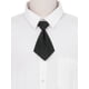 thumbnail image 4 of Corbatas cortas preatadas para mujeres INSPIRE CHIC, color sólido, corbata pequeña para uniforme escolar, negra, talla única, 4 of 5