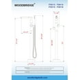 thumbnail image 6 of WOODBRIDGE BN Freestanding Tub Brushed Nickel Faucet, F0014 BN, 6 of 6