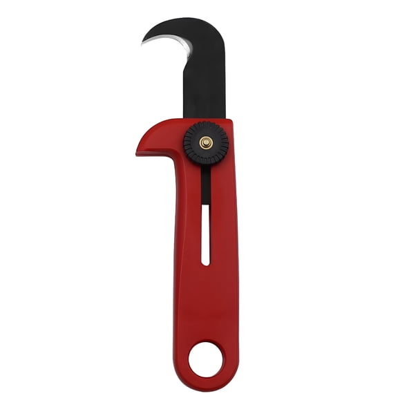 EXLEAF Unpacking Knife Portable Express Parcel Push Knife Keychain Hook Blade Survival Clip Camp Sharp Cutter Tool Box Opener Push Knife