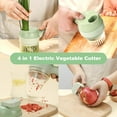 thumbnail image 3 of Procesador de Verduras Eléctrico Inalámbrico 4 en 1 con Batidor para Huevos y Crema, 3 of 5