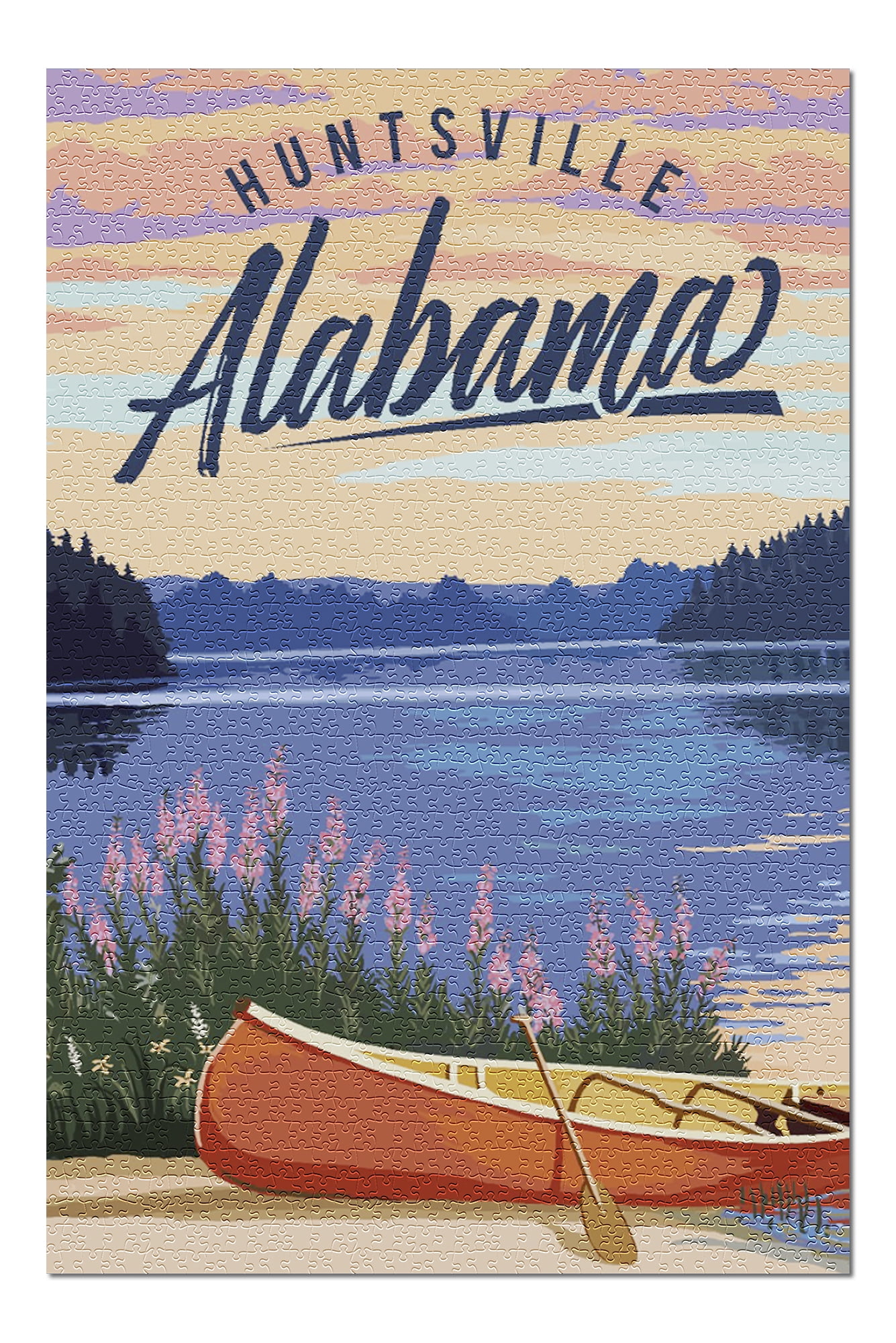Huntsville, Alabama - Canoe and Lake (20x30 Premium 1000 Piece Jigsaw  Puzzle, Made in USA!) - Walmart.com