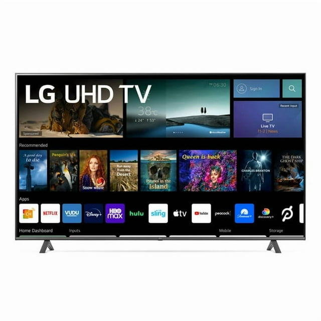 LG 75 Pouces Classe 4K UHD 2160P webOS Télévision Intelligente (75UQ7070ZUD)