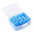 thumbnail image 3 of Interdental Brush, Flexible Practical Hygiene Toothpick Cleaner Tooth  Tool Blue  For Detail, 3 of 8