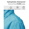 thumbnail image 4 of Wantdo Girl's Hooded Skiing Jackets Kid's Waterproof Raincoats Rose Red Size 8, 4 of 9