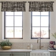 thumbnail image 4 of LALILO Kitchen Curtain Valance Contemporary Shades Rod Pocket Window Curtain 52"x 18" Set of 2, 4 of 6