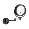 thumbnail image 1 of Personal Makeup Mirror Vanity Mirror With Lights Makeup Mirror Wall-mounted LED Light 10X Bath Telescopic Folding Double-sided Makeup Vanity Mirror ,Widely Use, 1 of 6