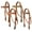 Pink, variant on Tahoe Tack USA Leather Saquaro Ostrich Print Square Western Browband Headstall - Pink