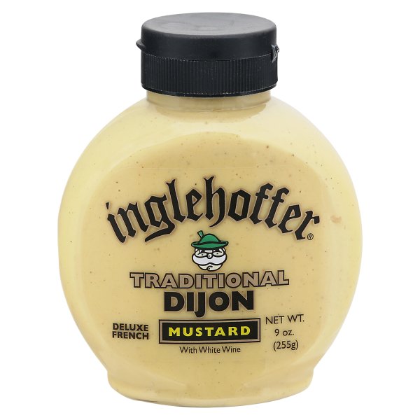 INGLEHOFFER, MUSTARD SQZ DIJON TRDNL, 9 OZ, (Pack of 6)