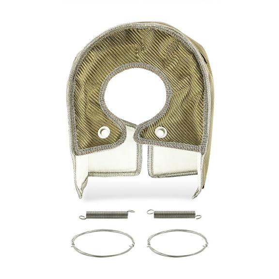 Mishimoto MMTB-DMAX-05 Titanium Turbo Blanket, Compatible With Chevrolet/GMC 6.6L Duramax 2004.5-2016