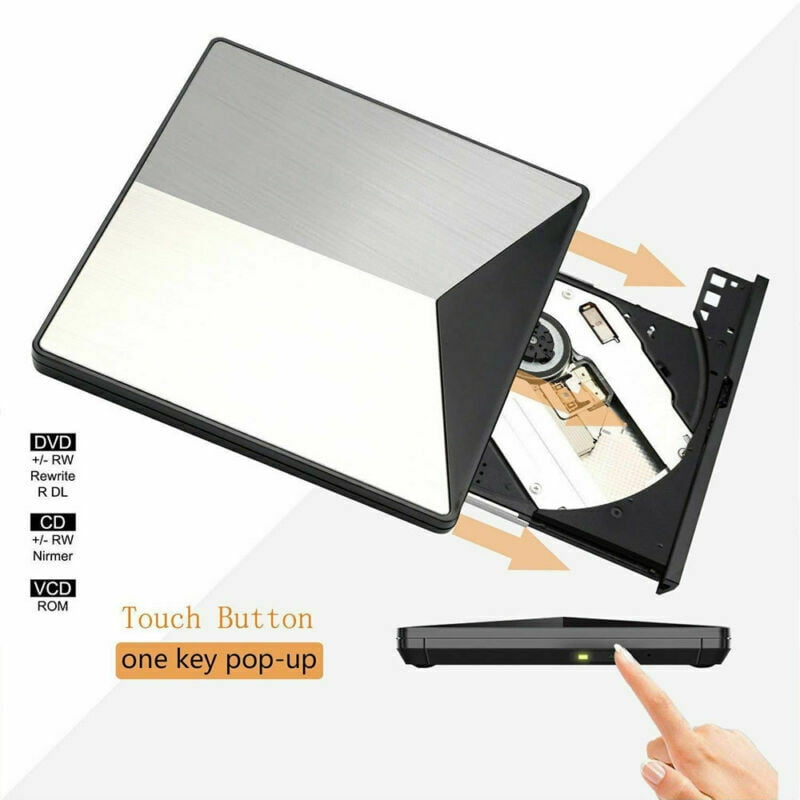 USB 3.0 External CD/DVD Drives/Portable CD Reader Writer for PC Laptop