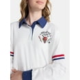 thumbnail image 4 of Netflix Stranger Things Cotton Rugby Graphic Polo from No Boundaries, Women’s and Women’s Plus, 4 of 5